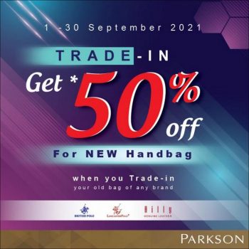 Parkson-Trade-In-Get-50-OFF-New-Handbag-Promotion-350x350 - Johor Kedah Kelantan Kuala Lumpur Melaka Negeri Sembilan Pahang Penang Perak Perlis Promotions & Freebies Putrajaya Sabah Sarawak Selangor Supermarket & Hypermarket Terengganu 