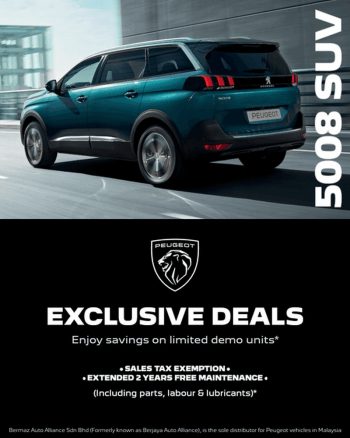 Peugeot-Exclusive-Deals-2-350x438 - Automotive Johor Kedah Kelantan Kuala Lumpur Melaka Negeri Sembilan Pahang Penang Perak Perlis Promotions & Freebies Putrajaya Sabah Sarawak Selangor Terengganu 