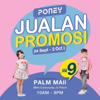 Poney-Sale-As-Low-As-RM9-at-Palm-Mall-350x350 - Baby & Kids & Toys Children Fashion Malaysia Sales Negeri Sembilan 