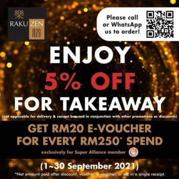 Rakuzen-Japanese-Restaurant-Takeaway-Promo-350x349 - Beverages Food , Restaurant & Pub Kuala Lumpur Promotions & Freebies Selangor 