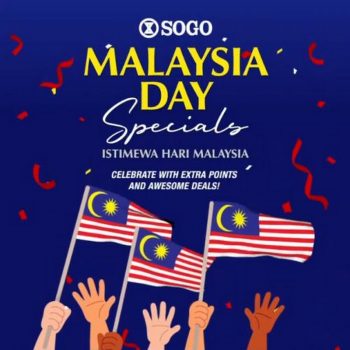 SOGO-Malaysia-Day-Promotion-Extra-Points-350x350 - Johor Kedah Kelantan Kuala Lumpur Melaka Negeri Sembilan Pahang Penang Perak Perlis Promotions & Freebies Putrajaya Sabah Sarawak Selangor Supermarket & Hypermarket Terengganu 