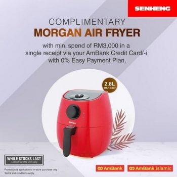 Senheng-Morgan-Air-Fryer-Promo-350x350 - Electronics & Computers Home Appliances Johor Kedah Kelantan Kitchen Appliances Kuala Lumpur Melaka Negeri Sembilan Online Store Pahang Penang Perak Perlis Promotions & Freebies Putrajaya Sabah Sarawak Selangor Terengganu 