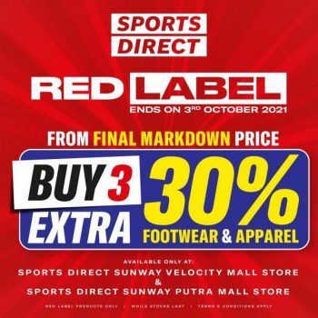 Sports-Direct-Red-Label-Sale-350x350 Now till 3 Oct 2021: Sports Direct Red Label Sale
