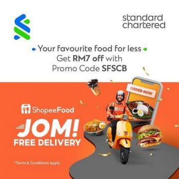 Standard-Chartered-ShopeeFood-Promo-350x350 - Bank & Finance Johor Kedah Kelantan Kuala Lumpur Melaka Negeri Sembilan Pahang Penang Perak Perlis Promotions & Freebies Putrajaya Sabah Sarawak Selangor Standard Chartered Bank Terengganu 