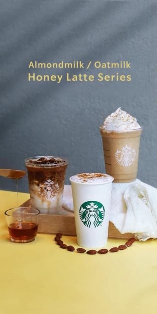 Starbucks-Almondmilk-Oatmilk-Honey-Latte-Series-Promo-313x625 - Beverages Food , Restaurant & Pub Johor Kedah Kelantan Kuala Lumpur Melaka Negeri Sembilan Pahang Penang Perak Perlis Promotions & Freebies Putrajaya Sabah Sarawak Selangor Terengganu 