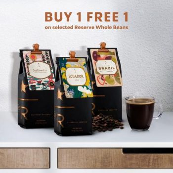 Starbucks-Buy-1-Free-1-Reserve-Whole-Beans-Promotion-350x350 - Beverages Food , Restaurant & Pub Johor Kedah Kelantan Kuala Lumpur Melaka Negeri Sembilan Pahang Penang Perak Perlis Promotions & Freebies Putrajaya Sabah Sarawak Selangor Terengganu 