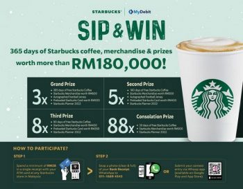 Starbucks-MyDebit-Sip-Win-Contest-350x273 - Beverages Events & Fairs Food , Restaurant & Pub Johor Kedah Kelantan Kuala Lumpur Melaka Negeri Sembilan Pahang Penang Perak Perlis Putrajaya Sabah Sarawak Selangor Terengganu 