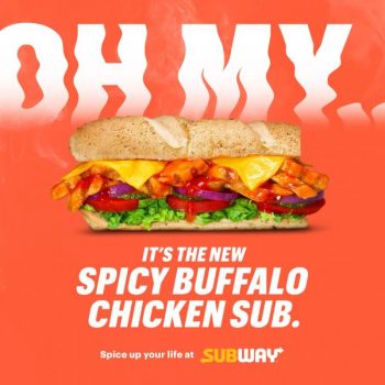 Subway-Spicy-Buffalo-Chicken-Sub-Promo-350x350 - Beverages Food , Restaurant & Pub Johor Kedah Kelantan Kuala Lumpur Melaka Negeri Sembilan Pahang Penang Perak Perlis Promotions & Freebies Putrajaya Sabah Sarawak Selangor Terengganu 