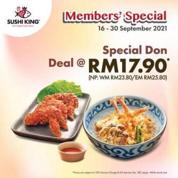 Sushi-King-Members-Special-Don-Deal-350x350 - Beverages Food , Restaurant & Pub Johor Kedah Kelantan Kuala Lumpur Melaka Negeri Sembilan Pahang Penang Perak Perlis Promotions & Freebies Putrajaya Sabah Sarawak Selangor Sushi Terengganu 