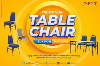 T-Pot-Table-Chair-Promotion-350x233 - Furniture Home & Garden & Tools Home Decor Promotions & Freebies Selangor 