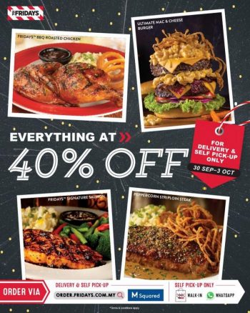 TGI-Fridays-Everything-40-OFF-Promotion-350x438 - Beverages Food , Restaurant & Pub Johor Kedah Kelantan Kuala Lumpur Melaka Negeri Sembilan Pahang Penang Perak Perlis Promotions & Freebies Putrajaya Sabah Sarawak Selangor Terengganu 