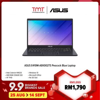 TMT-Asus-9.9-Biggest-Brands-Sale-at-Lazada-1-350x350 - Computer Accessories Electronics & Computers IT Gadgets Accessories Johor Kedah Kelantan Kuala Lumpur Laptop Malaysia Sales Melaka Negeri Sembilan Online Store Pahang Penang Perak Perlis Putrajaya Sabah Sarawak Selangor Terengganu 