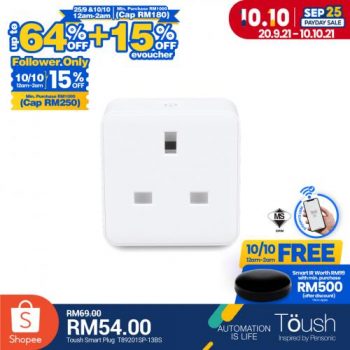 TOUSH-Shopee-Payday-10.10-Sale-8-350x350 - Electronics & Computers Home Appliances Johor Kedah Kelantan Kitchen Appliances Kuala Lumpur Malaysia Sales Melaka Negeri Sembilan Online Store Pahang Penang Perak Perlis Putrajaya Sabah Sarawak Selangor Terengganu 