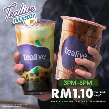 Tealive-Thursday-Promo-350x350 - Beverages Food , Restaurant & Pub Johor Kedah Kelantan Kuala Lumpur Melaka Negeri Sembilan Pahang Penang Perak Perlis Promotions & Freebies Putrajaya Sabah Sarawak Selangor Terengganu 