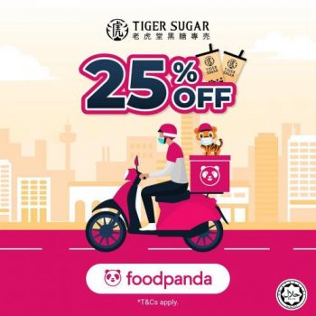 Tiger-Sugar-FoodPanda-25-OFF-Promotion-350x350 - Beverages Food , Restaurant & Pub Johor Kedah Kelantan Kuala Lumpur Melaka Negeri Sembilan Online Store Pahang Penang Perak Perlis Promotions & Freebies Putrajaya Sabah Sarawak Selangor Terengganu 