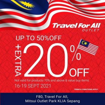 Travel-For-All-Malaysia-Day-Sale-at-Mitsui-Outlet-Park-350x350 - Luggage Malaysia Sales Selangor Sports,Leisure & Travel 