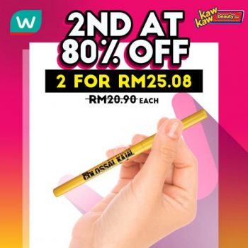 Watsons-Cosmetics-Sale-2nd-at-80-OFF-2-350x350 - Beauty & Health Cosmetics Johor Kedah Kelantan Kuala Lumpur Malaysia Sales Melaka Negeri Sembilan Online Store Pahang Penang Perak Perlis Putrajaya Sabah Sarawak Selangor Terengganu 