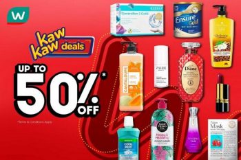 Watsons-Kaw-Kaw-Deals-Sale-Up-To-50-off-350x233 - Beauty & Health Health Supplements Johor Kedah Kelantan Kuala Lumpur Melaka Negeri Sembilan Online Store Pahang Penang Perak Perlis Personal Care Promotions & Freebies Putrajaya Sabah Sarawak Selangor Terengganu 