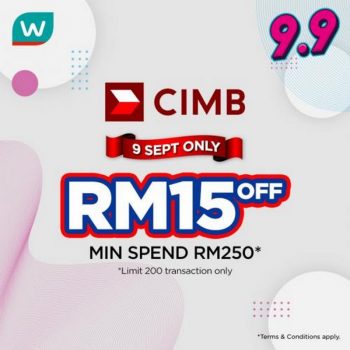 Watsons-Online-9.9-Sale-with-CIMB-350x350 - Beauty & Health Health Supplements Johor Kedah Kelantan Kuala Lumpur Malaysia Sales Melaka Negeri Sembilan Pahang Penang Perak Perlis Personal Care Putrajaya Sabah Sarawak Selangor Terengganu 