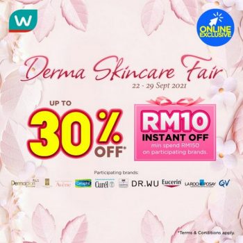 Watsons-Online-Derma-Skincare-Fair-Sale-350x350 - Beauty & Health Health Supplements Johor Kedah Kelantan Kuala Lumpur Malaysia Sales Melaka Negeri Sembilan Online Store Pahang Penang Perak Perlis Personal Care Putrajaya Sabah Sarawak Selangor Terengganu 