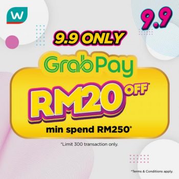 Watsons-Online-GrabPay-9.9-Sale-350x350 - Beauty & Health Health Supplements Johor Kedah Kelantan Kuala Lumpur Malaysia Sales Melaka Negeri Sembilan Online Store Pahang Penang Perak Perlis Personal Care Putrajaya Sabah Sarawak Selangor Terengganu 