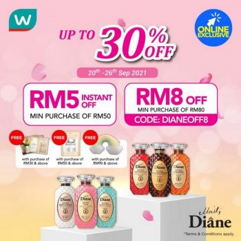 Watsons-Online-Moist-Diane-Sale-350x350 20-26 Sep 2021: Watsons Online Moist Diane Sale