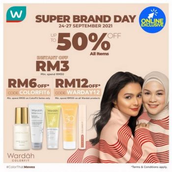 Watsons-Online-Wardah-Super-Brand-Day-Sale-350x350 - Beauty & Health Cosmetics Johor Kedah Kelantan Kuala Lumpur Malaysia Sales Melaka Negeri Sembilan Pahang Penang Perak Perlis Personal Care Putrajaya Sabah Sarawak Selangor Skincare Terengganu 