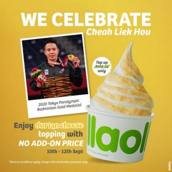 llaollao-Durian-Cheese-Topping-No-Add-On-Price-Promotion-350x350 - Beverages Food , Restaurant & Pub Ice Cream Johor Kedah Kelantan Kuala Lumpur Melaka Negeri Sembilan Pahang Penang Perak Perlis Promotions & Freebies Putrajaya Sabah Sarawak Selangor Terengganu 