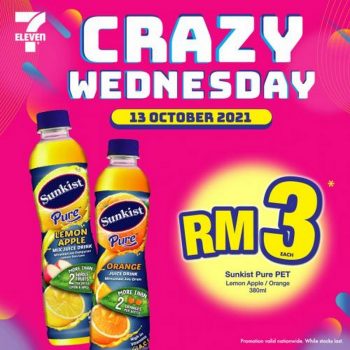 7-Eleven-Crazy-Wednesday-Promotion-3-1-350x350 - Johor Kedah Kelantan Kuala Lumpur Melaka Negeri Sembilan Pahang Penang Perak Perlis Promotions & Freebies Putrajaya Sabah Sarawak Selangor Supermarket & Hypermarket Terengganu 