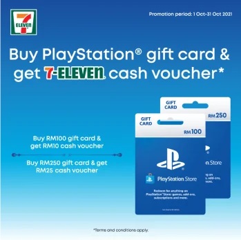 7-Eleven-Sony-PlayStation-Gift-Card-Promo - Johor Kedah Kelantan Kuala Lumpur Melaka Negeri Sembilan Online Store Others Pahang Penang Perak Perlis Promotions & Freebies Putrajaya Sabah Sarawak Selangor Terengganu 