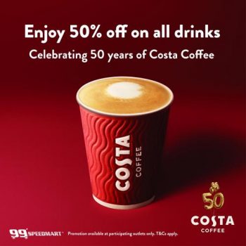 99-Speedmart-Costa-Coffee-50-OFF-Promotion-350x350 - Beverages Food , Restaurant & Pub Johor Kedah Kelantan Kuala Lumpur Melaka Negeri Sembilan Pahang Penang Perak Perlis Promotions & Freebies Putrajaya Sabah Sarawak Selangor Supermarket & Hypermarket Terengganu 