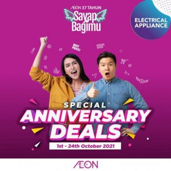 AEON-Anniversary-Sale-Electrical-Appliance-Promotion-350x350 - Electronics & Computers Home Appliances Johor Kedah Kelantan Kitchen Appliances Kuala Lumpur Melaka Negeri Sembilan Pahang Penang Perak Perlis Promotions & Freebies Putrajaya Sabah Sarawak Selangor Supermarket & Hypermarket Terengganu 