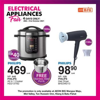 AEON-BiG-Electrical-Appliances-Promotion-6-1-350x350 - Johor Kedah Kelantan Kuala Lumpur Melaka Negeri Sembilan Pahang Penang Perak Perlis Promotions & Freebies Putrajaya Sabah Sarawak Selangor Supermarket & Hypermarket Terengganu 