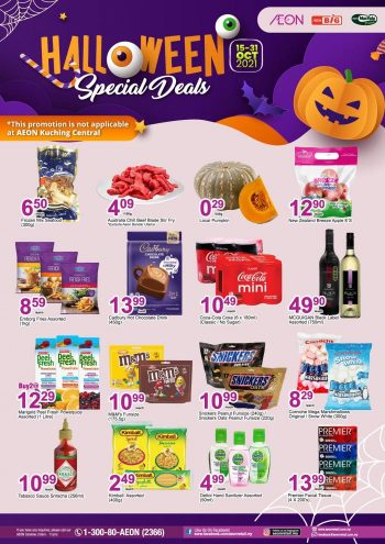 AEON-Halloween-Promotion-350x495 - Johor Kedah Kelantan Kuala Lumpur Melaka Negeri Sembilan Pahang Penang Perak Perlis Promotions & Freebies Putrajaya Sabah Sarawak Selangor Supermarket & Hypermarket Terengganu 