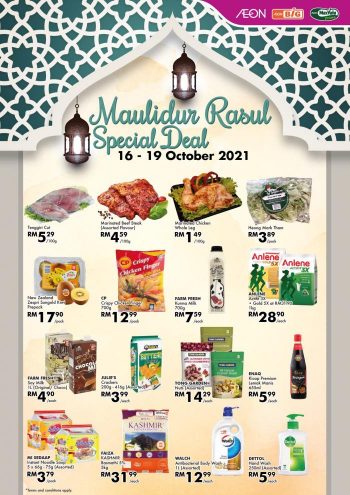 AEON-Maulidur-Rasul-Promotion-350x495 - Johor Kedah Kelantan Kuala Lumpur Melaka Negeri Sembilan Pahang Penang Perak Perlis Promotions & Freebies Putrajaya Sabah Sarawak Selangor Supermarket & Hypermarket Terengganu 