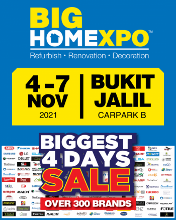 BIG-HOMExpo-Biggest-4-Day-Sale-350x438 - Electronics & Computers Furniture Home & Garden & Tools Home Appliances Home Decor Kitchen Appliances Kuala Lumpur Malaysia Sales Selangor 