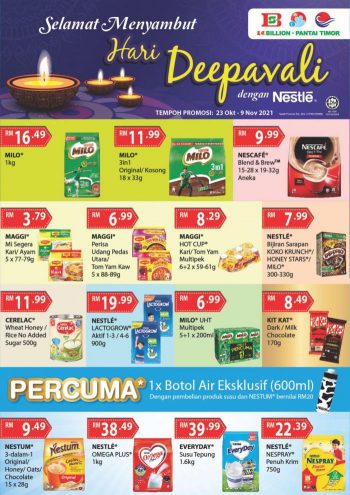 BILLION-Pantai-Timor-Nestle-Deepavali-Promotion-350x495 - Johor Kedah Kelantan Kuala Lumpur Melaka Negeri Sembilan Pahang Penang Perak Perlis Promotions & Freebies Putrajaya Sabah Sarawak Selangor Supermarket & Hypermarket Terengganu 