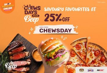 Beep-Chewsdays-25-OFF-Promotion-10-350x240 - Beverages Food , Restaurant & Pub Johor Kedah Kelantan Kuala Lumpur Melaka Negeri Sembilan Pahang Penang Perak Perlis Promotions & Freebies Putrajaya Sabah Sarawak Selangor Terengganu 