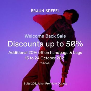 Braun-Buffel-Welcome-Back-Sale-at-Johor-Premium-Outlets-350x349 - Apparels Fashion Accessories Fashion Lifestyle & Department Store Johor 