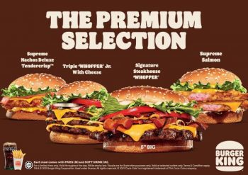 Burger-King-Premium-Selection-Promo-350x247 - Beverages Burger Fast Food Food , Restaurant & Pub Johor Kedah Kelantan Kuala Lumpur Melaka Negeri Sembilan Online Store Pahang Penang Perak Perlis Promotions & Freebies Putrajaya Sabah Sarawak Selangor Terengganu 