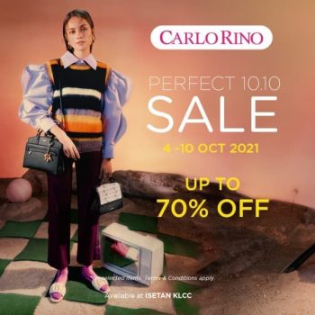 Carlo-Rinos-Perfect-10.10-Sale-at-Isetan-350x350 - Bags Fashion Accessories Fashion Lifestyle & Department Store Kuala Lumpur Malaysia Sales Selangor 