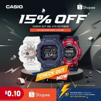 Casio-15-off-Promo-350x350 - Fashion Lifestyle & Department Store Johor Kedah Kelantan Kuala Lumpur Melaka Negeri Sembilan Pahang Penang Perak Perlis Promotions & Freebies Putrajaya Sabah Sarawak Selangor Terengganu Watches 