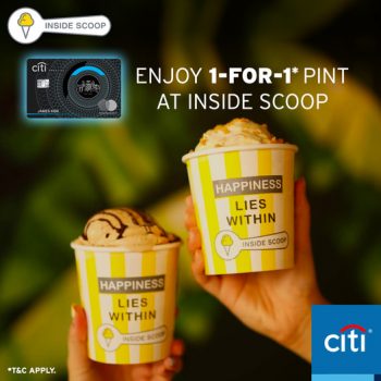 Citibank-Inside-Scoop-Deal-350x350 - Bank & Finance CitiBank Food , Restaurant & Pub Ice Cream Promotions & Freebies 