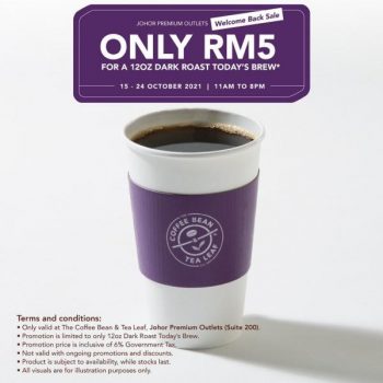 Coffee-Bean-Welcome-Back-Sale-at-Genting-Highlands-Premium-Outlets-350x350 - Beverages Food , Restaurant & Pub Malaysia Sales Pahang 
