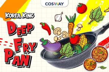 Cosway-Korea-King-Deep-Fry-Pan-Promo-350x233 - Johor Kedah Kelantan Kuala Lumpur Melaka Negeri Sembilan Others Pahang Penang Perak Perlis Promotions & Freebies Putrajaya Sabah Sarawak Selangor Terengganu 