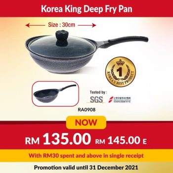 Cosway-Korea-King-Deep-Fry-Pan-Promo-5-350x350 - Johor Kedah Kelantan Kuala Lumpur Melaka Negeri Sembilan Others Pahang Penang Perak Perlis Promotions & Freebies Putrajaya Sabah Sarawak Selangor Terengganu 