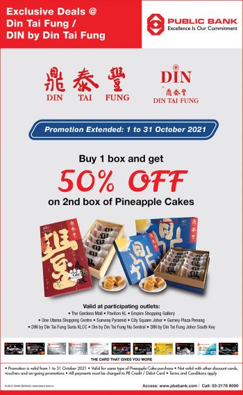 Din-Tai-Fung-Exclusive-Deals-with-Public-Bank-350x568 - Beverages Food , Restaurant & Pub Johor Kuala Lumpur Penang Promotions & Freebies Selangor 