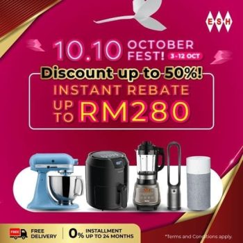 ESH-Electrical-10.10-October-Fest-350x350 - Electronics & Computers Home Appliances Johor Kedah Kelantan Kitchen Appliances Kuala Lumpur Malaysia Sales Melaka Negeri Sembilan Online Store Pahang Penang Perak Perlis Putrajaya Sabah Sarawak Selangor Terengganu 