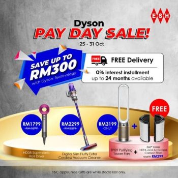 ESH-Electrical-Dyson-Pay-Day-Sale-350x350 - Computer Accessories Electronics & Computers IT Gadgets Accessories Johor Kedah Kelantan Kuala Lumpur Malaysia Sales Melaka Negeri Sembilan Pahang Penang Perak Perlis Putrajaya Sabah Sarawak Selangor Terengganu 