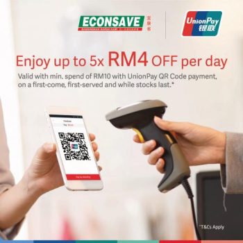 Econsave-UnionPay-RM4-OFF-Promotion-350x350 - Johor Kedah Kelantan Kuala Lumpur Melaka Negeri Sembilan Pahang Penang Perak Perlis Promotions & Freebies Putrajaya Sabah Sarawak Selangor Supermarket & Hypermarket Terengganu 